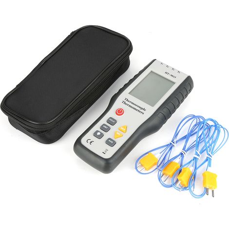 HT-9815 4-Channel K Type Digital Thermocouple Sensor Thermometer (1/5)