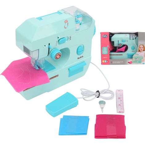 Machine à coudre portable mini avec pédale pour débutants enfants dès 3 ans (1/5)