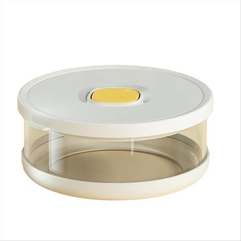 750 ml luftdichtes Glasgefäß, tragbarer Aufbewahrungsbehälter für Küche, Kühlschrank und Gefrierschrank, ideal für Salat, Reis und mehr. (1/5)