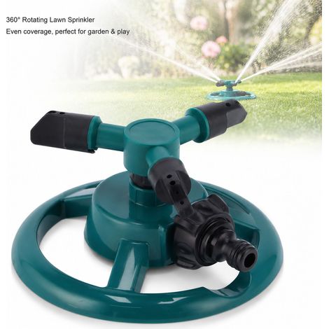 Irrigatore da giardino Toivize 002 - Rotante a 360° - ABS verde, irrigazione automatica regolabile per giardino e piante, silenzioso (1/4)