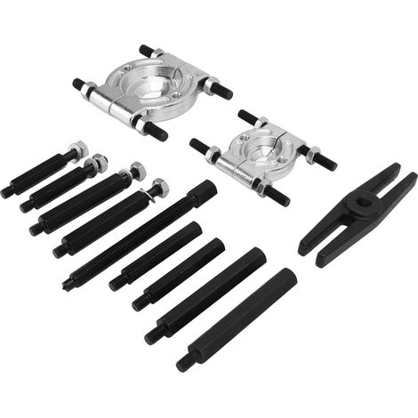 Satz von 12 Lagerabziehern, 5 Tonnen, 4,5 MT Kapazität, Stangentyp, schwarz oxidiert, für Quads und Schneemobile. (1/5)