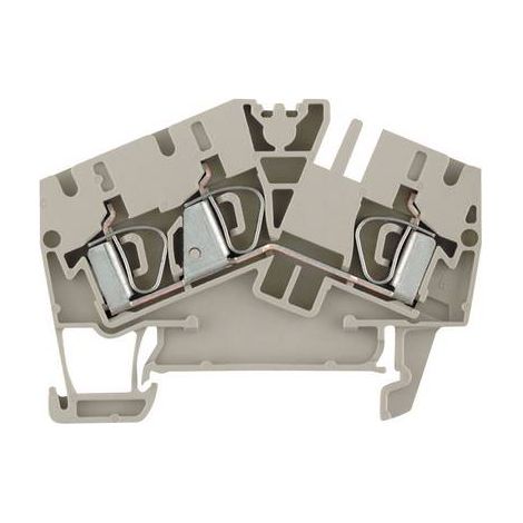 Bloc de jonction de passage Weidmüller ZDU 4-2/3AN 1770360000-1 beige foncé 1 pc(s) (1/2)