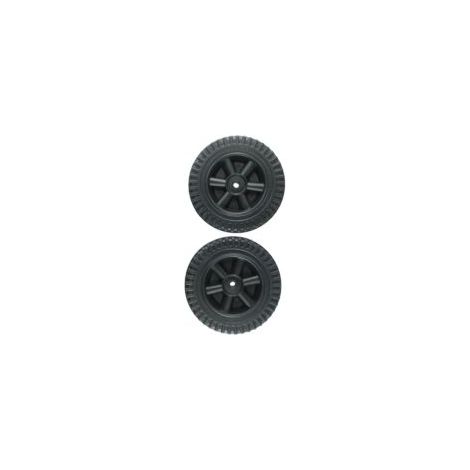 Set mit 2 Ersatzrädern für Gasgrills und andere Marken, 150 cm (schwarz) - Crezuo (1/2)