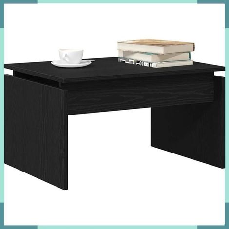 Table basse - 862663 - Chêne noir - 68 x 50 x 38 cm - Bois d'ingénierie (1/5)