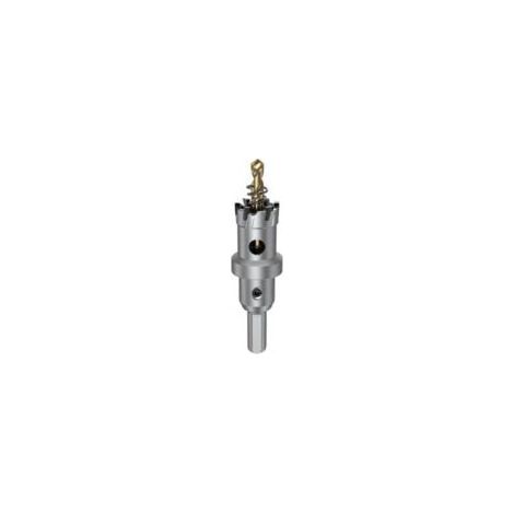 Scie cloche en métal de 22 mm, coupe-trou TCT avec forets pilotes, foret en carbure cémenté robuste pour fer, acier inoxydable, plastique, cuivre (1/4)