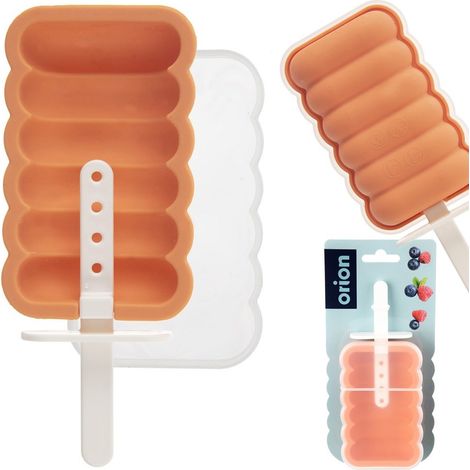 Molde de silicona para helado con tapa (1/5)