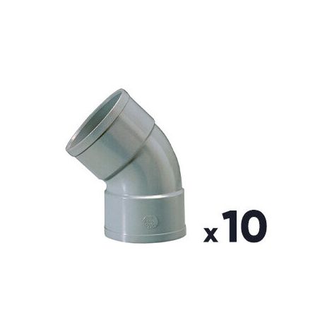 HC 10 COUDE PVC 45° FF 100 GIRPI