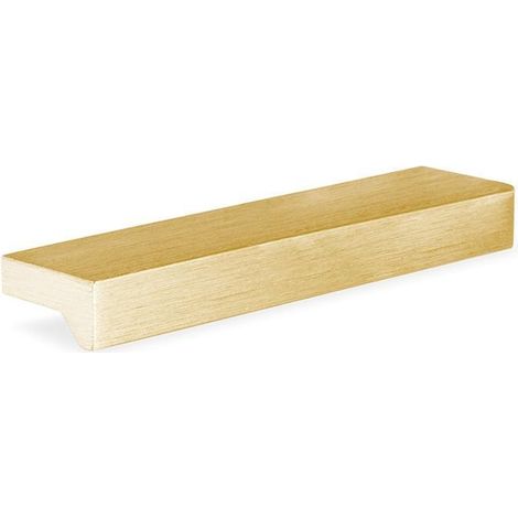 tirador angle. aluminio. 1440mm - viefe acabado laton oscuro dist. agujero dist. 64mm.