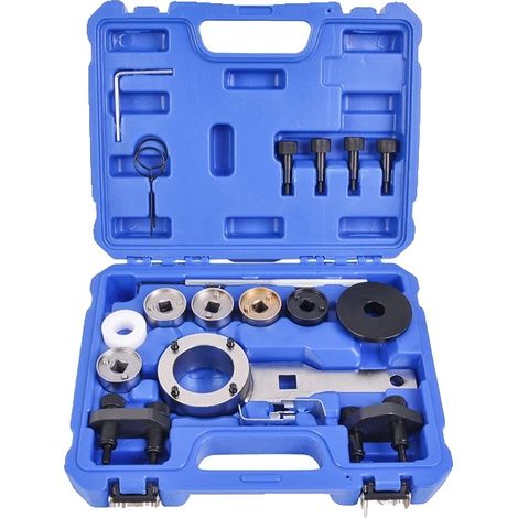 Kit de herramientas para la sincronización del motor, acero de alta calidad, compatible con motores EA888, estuche de almacenamiento portátil, compatible con varios modelos Audi, construcción duradera (1/5)