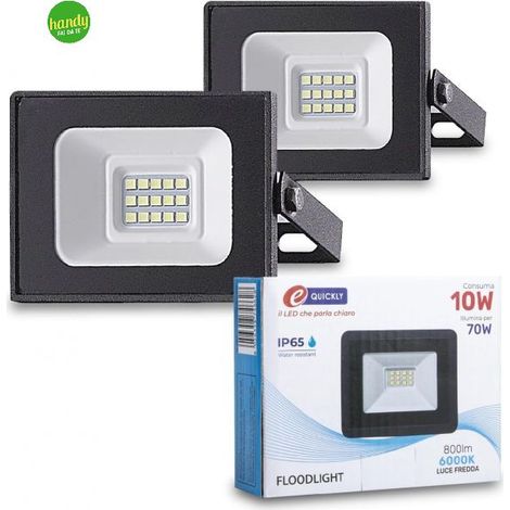 Faro Led da Esterno E-Quickly 10 W 6000 K IP65 (1/5)