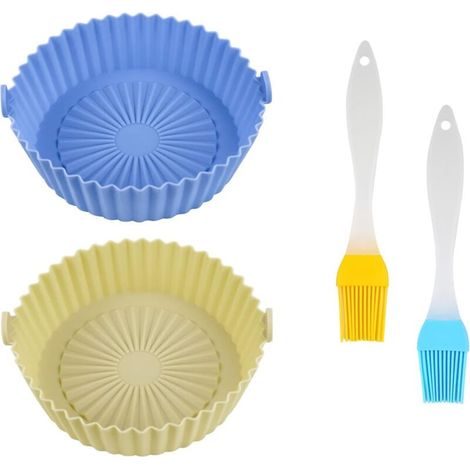 Moule À Pâtisserie En Silicone - Brosse En Silicone Réutilisable - Ø16 5 Cm - Résistant De -20 °C À 220 °C - Lot De 4 (1/5)