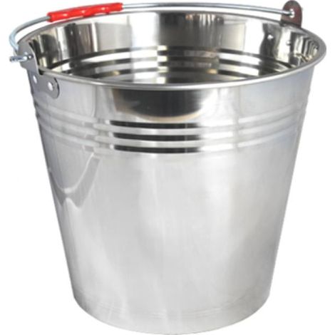 Edelstahl-Eimer 8 l