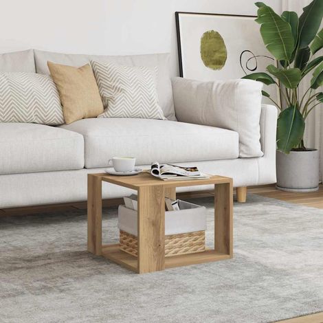 Couchtisch Artisan-Eiche 40x40x30 cm Holzwerkstoff