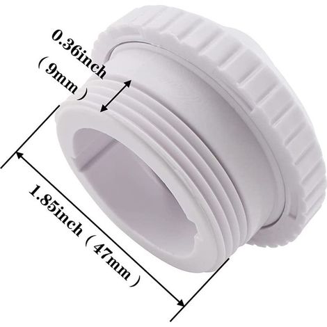 Buses de jet de piscine SP1419D Raccord d'entrée d'écoulement Raccords de retour de piscine directionnels d'eau avec filetage MIP (1 pièces, 1/2 pouce) (1/5)