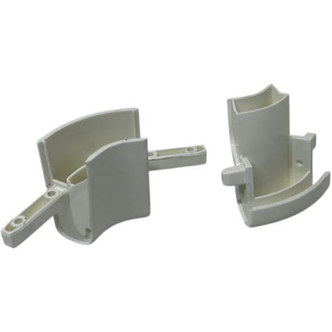 Ricambio kit angolari bianchi per doccia Thema Square Jacuzzi 223500880 (1/2)