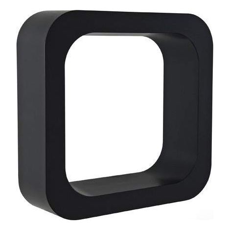 Mensola lettering organizer "O" colore liquirizia (1/2)
