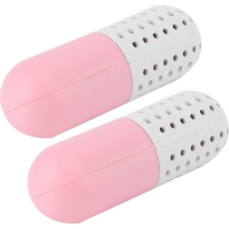 Lot de 2 capsules déshydratantes pour chaussures et désodorisantes. Garde les vêtements au sec et absorbe l'humidité. (1/5)
