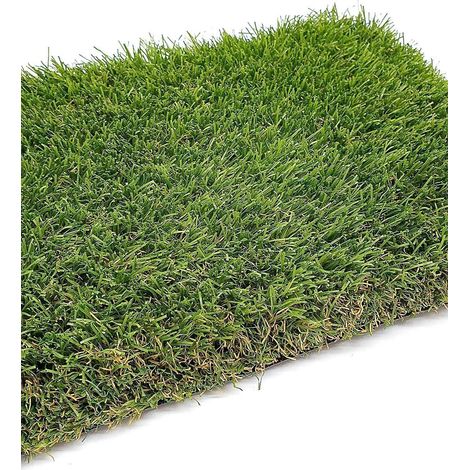 Césped Artificial Cairo 40mm - Hierba Artificial con Alta Densidad  2 x 4 metros: 8 m2 - (1/4)