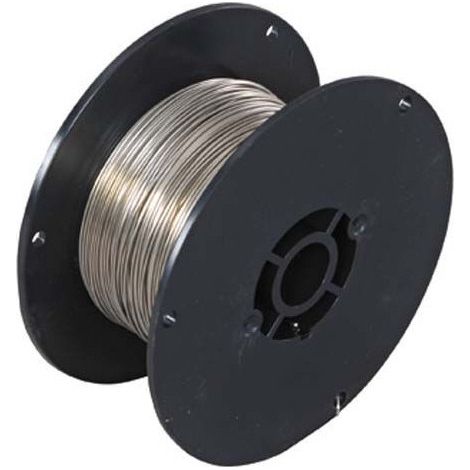 Bobina de hilo acero inoxidable 0,8 mm                 Acero inoxidable 0.8 (0.5 kg)