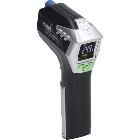 Infrarot-Thermometer mit hintergrundbeleuchtetem LCD-Display, automatischer Abschaltung, Batteriestandsanzeige, industrielles Temperaturmessgerät, 1 Stück (1/5)