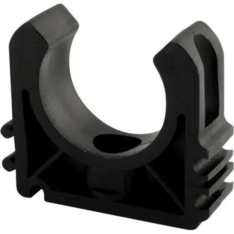 Abrazadera para tubo de presión de PVC, 25 mm, 10 uds.