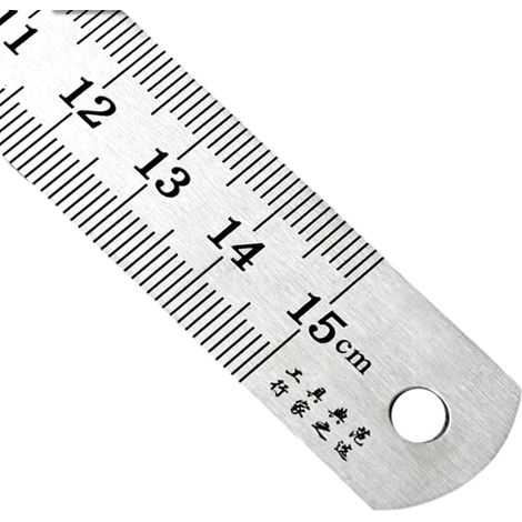 Règles métalliques pour apprendre à dessiner, outil de mesure en (1/5)