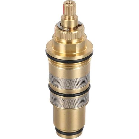 Robinet thermostatique de baignoire, pièce de rechange pour robinet de douche, cartouche thermostatique, vanne de régulation de température, vanne de régulation de température chaude et froide (1/4)