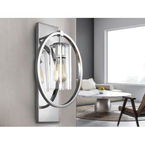 Elstead Marlena - 1 Licht Wandleuchte Chrom poliert, E27 (1/5)