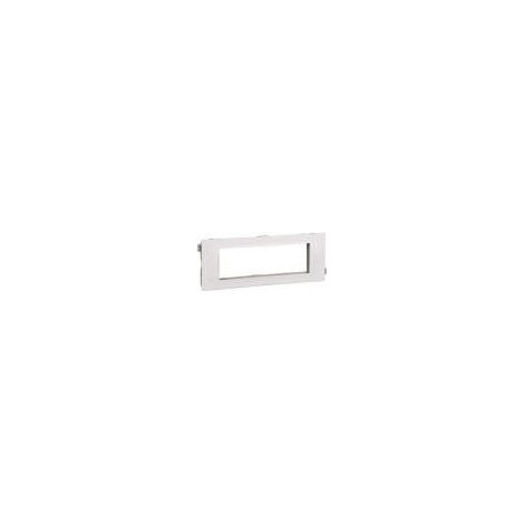Support pour appareillage 3 postes blanc polaire 185x73x28mm pour appareillage UNICA OptiLine SCHNEIDER ELECTRIC ISM15202P (1/2)