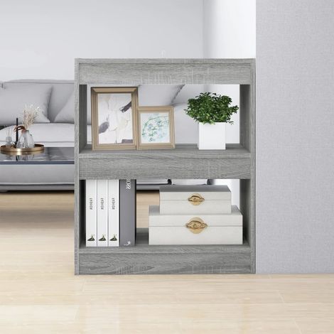 Bibliothèque,Cloison/Étagère de Rangement Ouvert,Étagère livres de pièce Sonoma gris 60x30x72 cm - DH67556 (1/5)