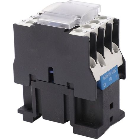 Online Store Contacteur AC, coque ignifuge ABS, Contacts argentés épais, contacteur de moteur électrique 380V 18A (1/4)