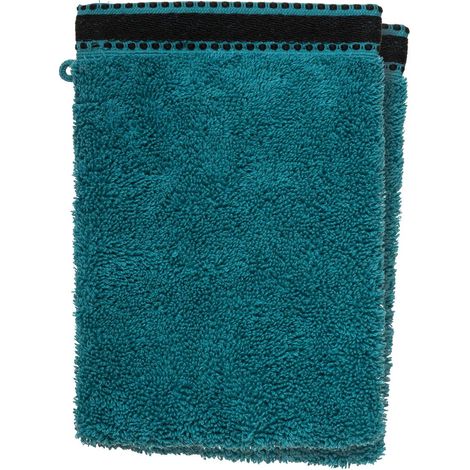 2er-Set Waschlappen Joia - Baumwolle 550 g/m² - blaugrün 15x21 cm (1/4)