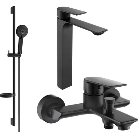 Mexen Alexa DS40 set bagno, nero - 71213DS40-70 (1/4)