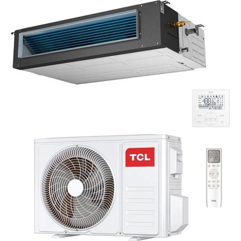 Condizionatore TCL Canalizzato Canalizzabile Inverter 9000 Btu R-32 Wi-Fi Optional con Comandi di serie