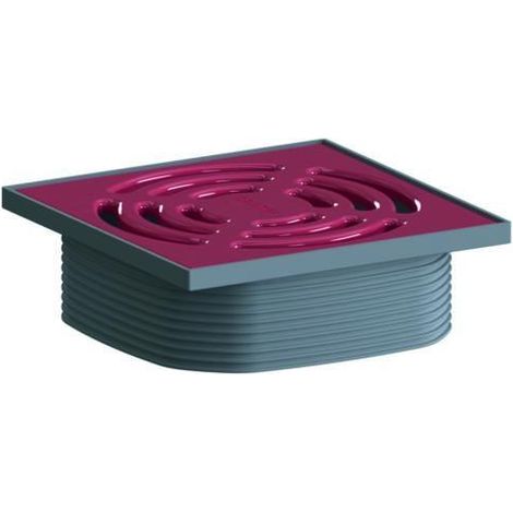 Dallmer DallDrain Pure Aufsatz 120x120mm, Rubinrot, 518194 (1/3)