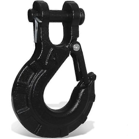 Crochet de treuil, accessoires pour camping-cars, crochet de remorque, outils de sauvetage extérieurs pour automobiles, crochet de traction pour voiture, crochet de câble de treuil 10 tonnes (1/5)