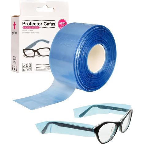 200 x protective arm glasses, disposable glasses protectors, disposable glasses protectors for hairdressers, protection against branches, protection of branches. (1/5)