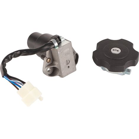 Contacteur Neiman Moto avec Bouchon Réservoir Carburant et Clé, Kit Verrouillage XT600 TW200 DT200 DT200R XT225 Serow 225, Interrupteur Électrique