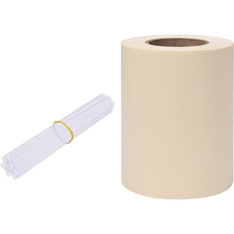 Écran d'intimité de jardin PVC 35x0,19 m Crème (1/5)