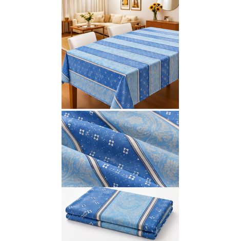 1 Pezzo Tovaglia da Tavola con Passamaneria Luigi XV 180 x 150 cm Vari Decori (1/5)