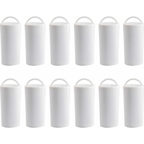 Filtros de repuesto Tigrezy compatibles con la fuente de agua para gatos Drinkwell 360 Fountain, 12 unidades, color blanco (1/5)