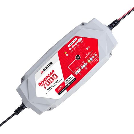 Cargador de bateria Solter Invercar 7000 12 24V 15A (1/2)