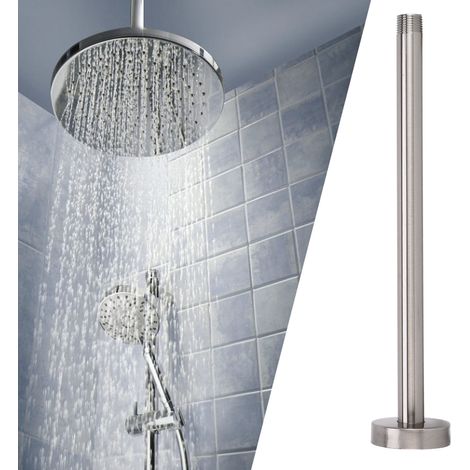 Amerikanischer Standard-Duscharm mit NPT-Anschluss (φ20 mm), runde, eingelassene Wandstange, verdeckter Schlauch, Hotel-Duschzubehör, grenzüberschreitender internationaler Handel, 30,5 cm (12 Zoll), g (1/5)
