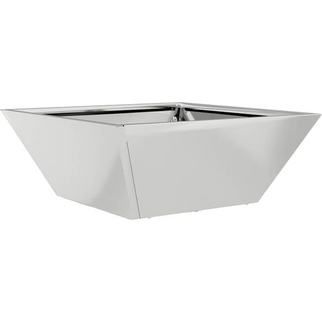 Pot de jardin,Jardinière en forme de bol Argent 40 x 40 x 15 cm CFW89537 (1/5)
