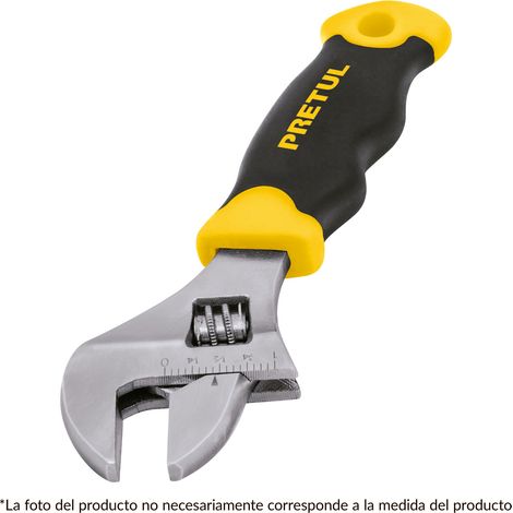 Llave ajustable corta con grip  - 125 mm