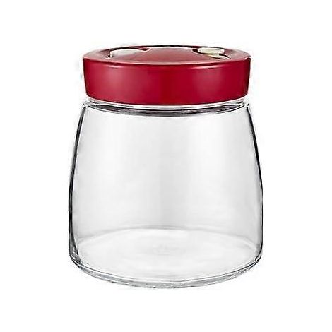 Bocal de fermentation avec soupape de décompression automatique 1L pour libérer les gaz accumulés (1/5)