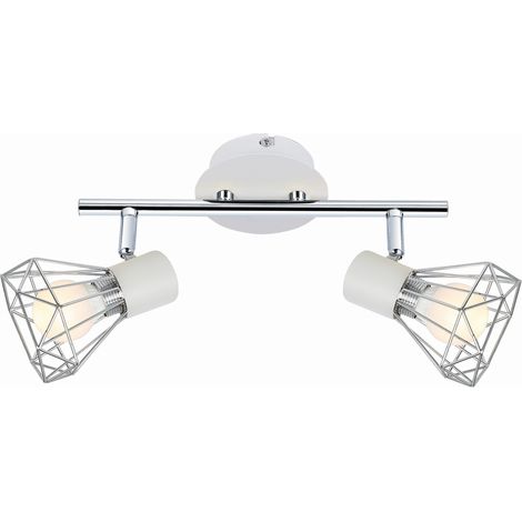 Plafoniera Candellux Verve 92-61348 cromata bianca