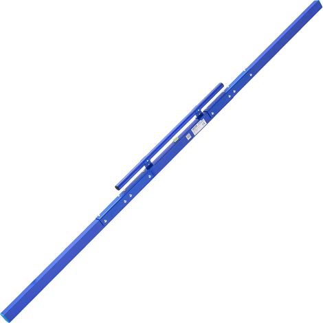 VEVOR Regla Niveladora para Hormigón 2430 mm de Aleación de Aluminio, Herramienta de Nivelación, Llana Manual con Nivel de Burbuja, Asa Integrada, Diseño Ligero para Patios, Aceras, Garajes y Losas (1/5)
