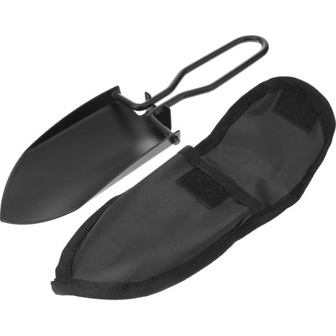 Mini pelles légères en acier inoxydable, truelle de jardin pliable, pelle de camping pratique pour le jardinage et le rempotage, outil pliant (1/5)