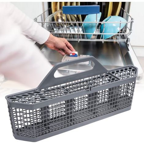Panier de Rangement pour Lave-vaisselle Universel, GE WD28X10128, ABS Plastique 50x21x9.5cm (1/4)